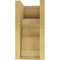 Ekena Millwork 9"W x 9"D x 18"H Wide Highland Rough Cedar Woodgrain TimberThane Corbel, Primed Tan CORUR09X09X18HLDRCPR - alternate 6